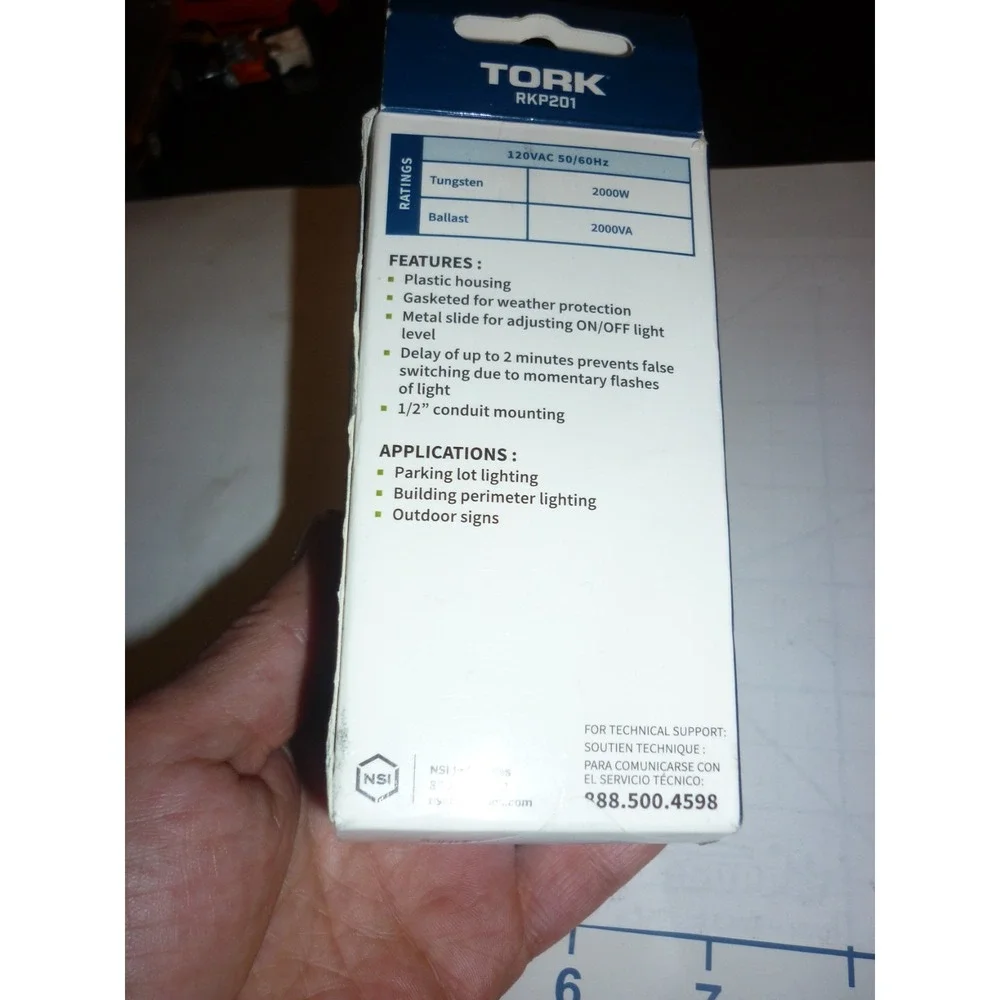 TORK 120-Volt LED/CFL Die Cast‎ Aluminum Photo Control
